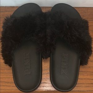 🖤 PINK Victoria secret black sandal 🖤